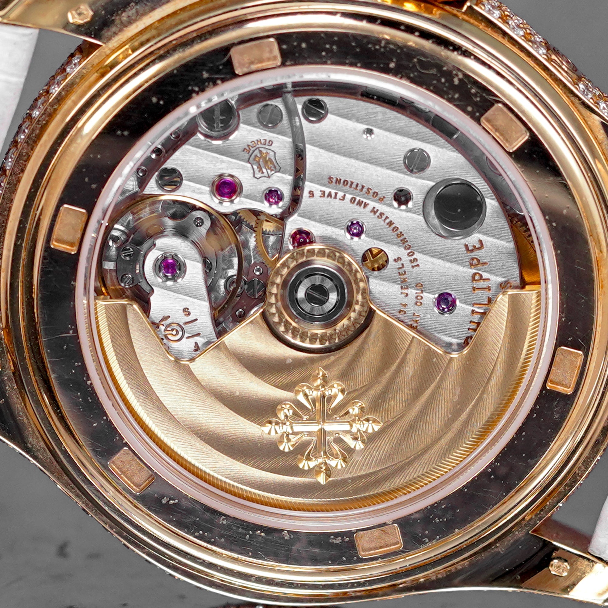 4937r PATEK PHILIPPE COMPLICATIONS 4937R ROSEGOLD DIAMONDS ANNUAL CALENDAR ...