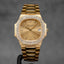 NAUTILUS 3900/1 YELLOWGOLD CHAMPAGNE DIAL DIAMOND BEZEL (WATCH & ARCHIVE PAPER)