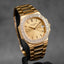 NAUTILUS 3900/1 YELLOWGOLD CHAMPAGNE DIAL DIAMOND BEZEL (WATCH & ARCHIVE PAPER)