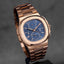 NAUTILUS 5990/1R TRAVEL TIME ROSEGOLD BLUE DIAL