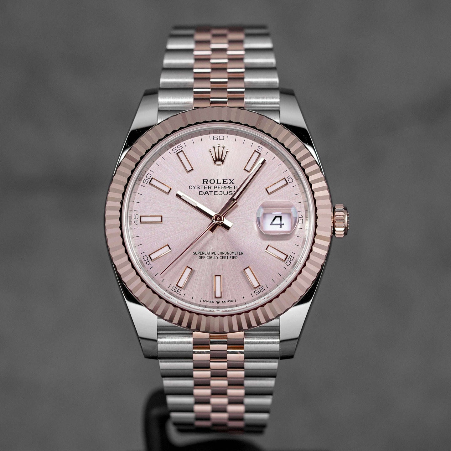 DATEJUST 41MM TWOTONE ROSEGOLD PINK SUNDUST DIAL (2026)