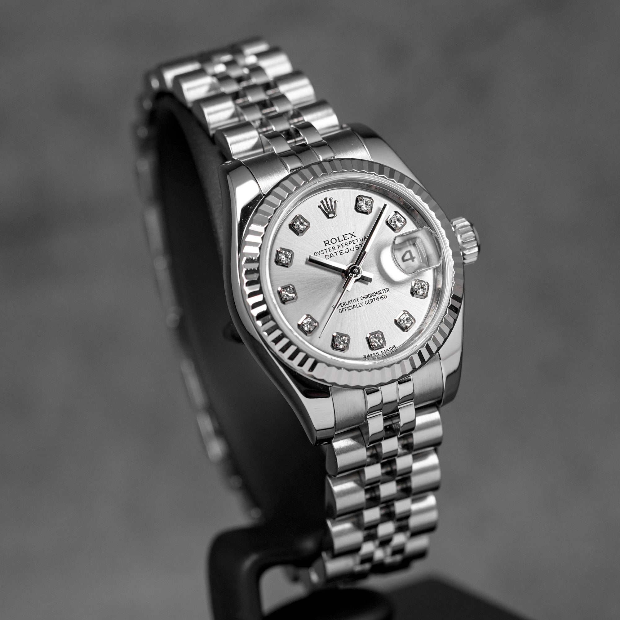 DATEJUST 26MM SILVER DIAMOND DIAL (2015)