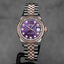 DATEJUST 28MM TWOTONE ROSEGOLD AUBERGINE DIAMOND DIAL (2026)