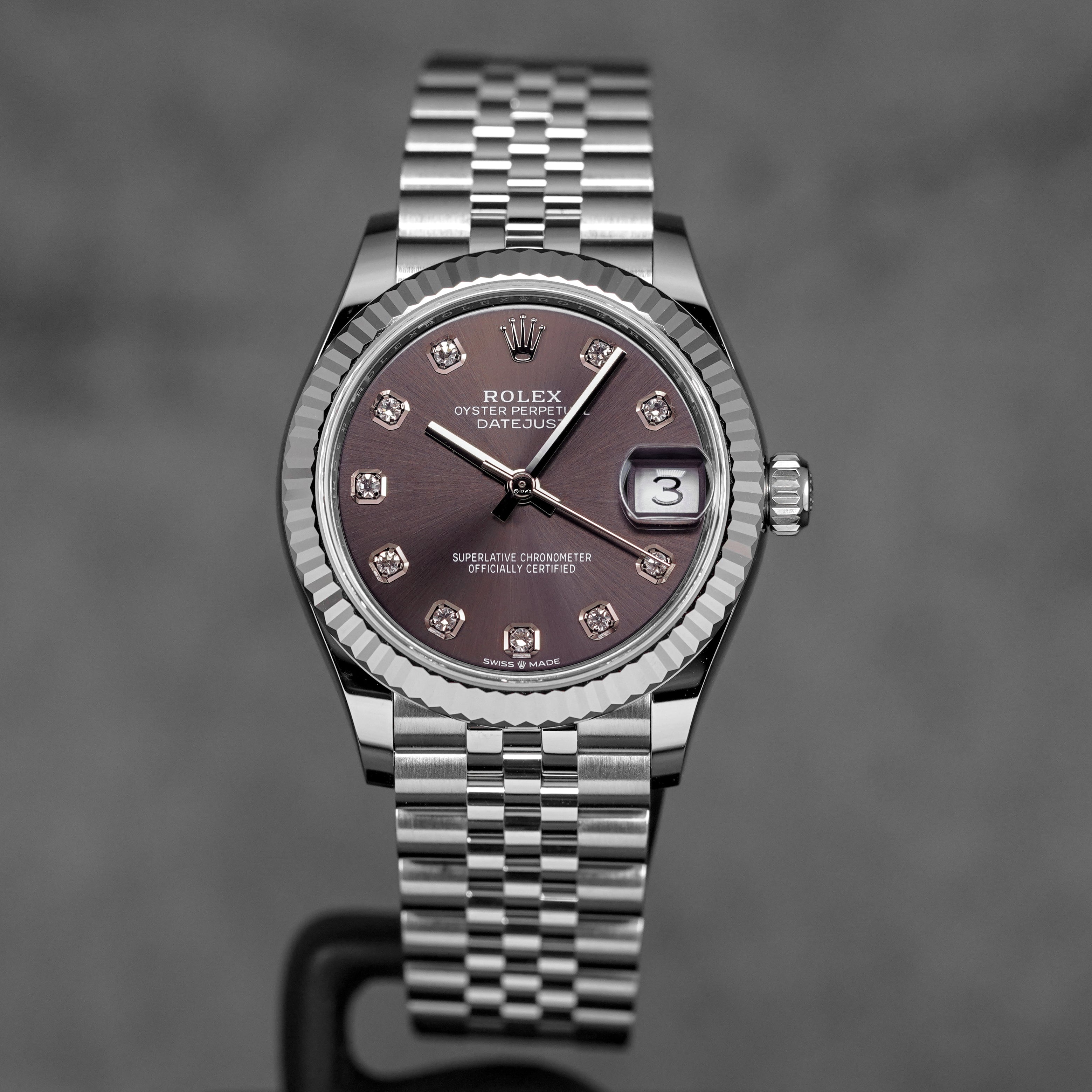DATEJUST 31MM DARK GREY DIAL (2025)