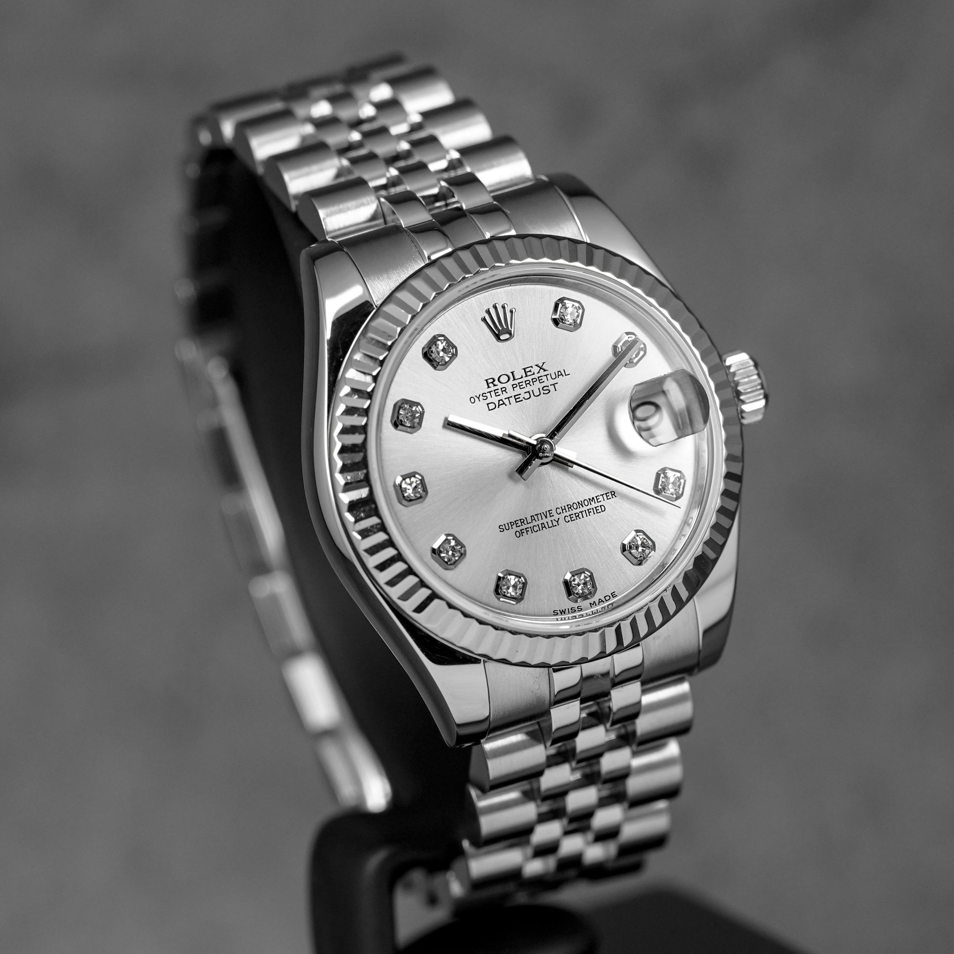 DATEJUST 31MM SILVER DIAMOND DIAL (2013)