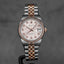 DATEJUST 31MM TWOTONE ROSEGOLD PINK COMPUTERIZED DIAMOND DIAL (2017)