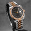 DATEJUST 36MM TWOTONE YELLOWGOLD BLACK COMPUTERIZED ROMAN DIAL (2007)
