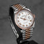 DATEJUST 36MM TWOTONE ROSEGOLD WHITE ROMAN DIAL (2021)