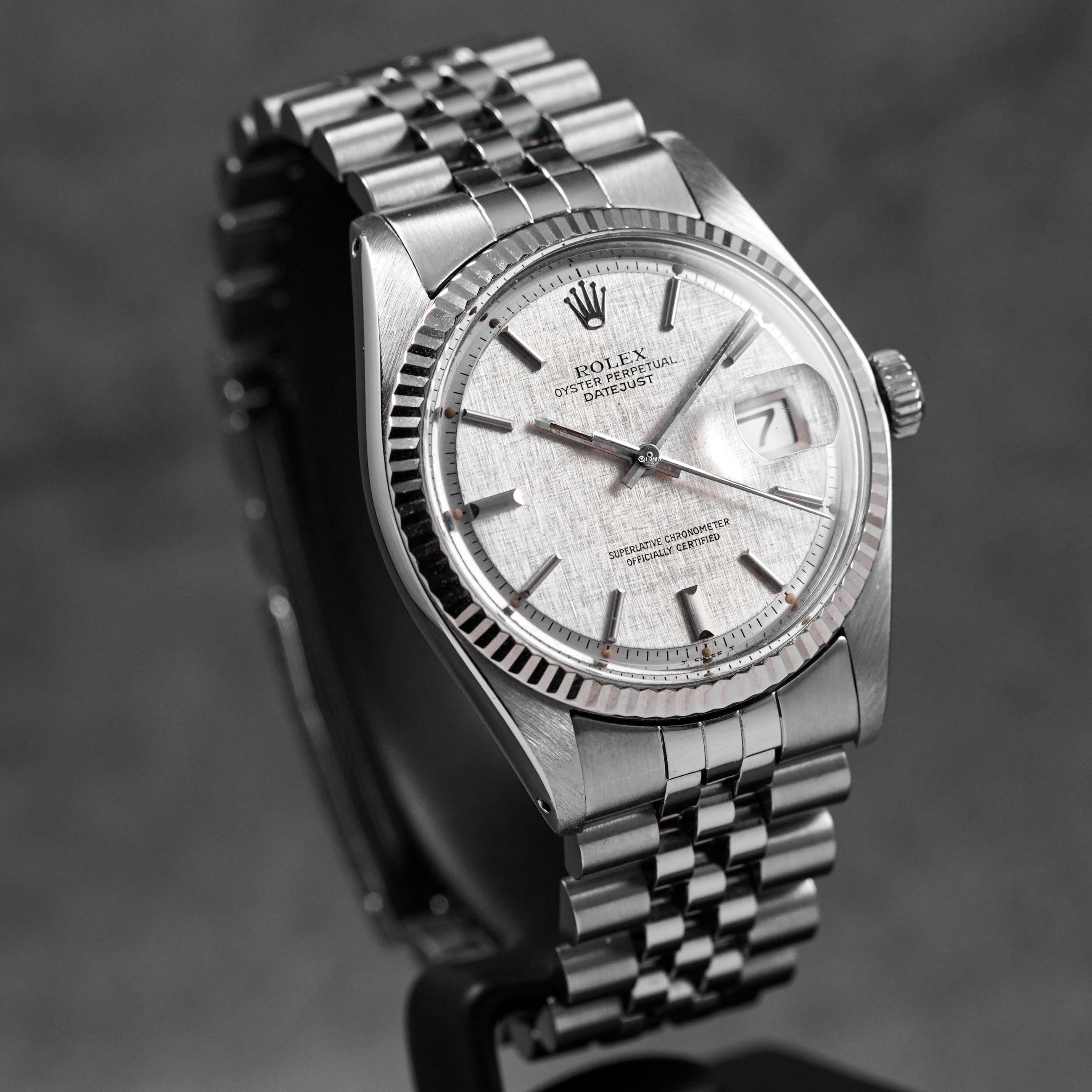 DATEJUST 36MM SILVER LINEN DIAL (WATCH ONLY)
