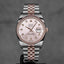 DATEJUST 36MM TWOTONE ROSEGOLD PINK DIAMOND DIAL (2018)