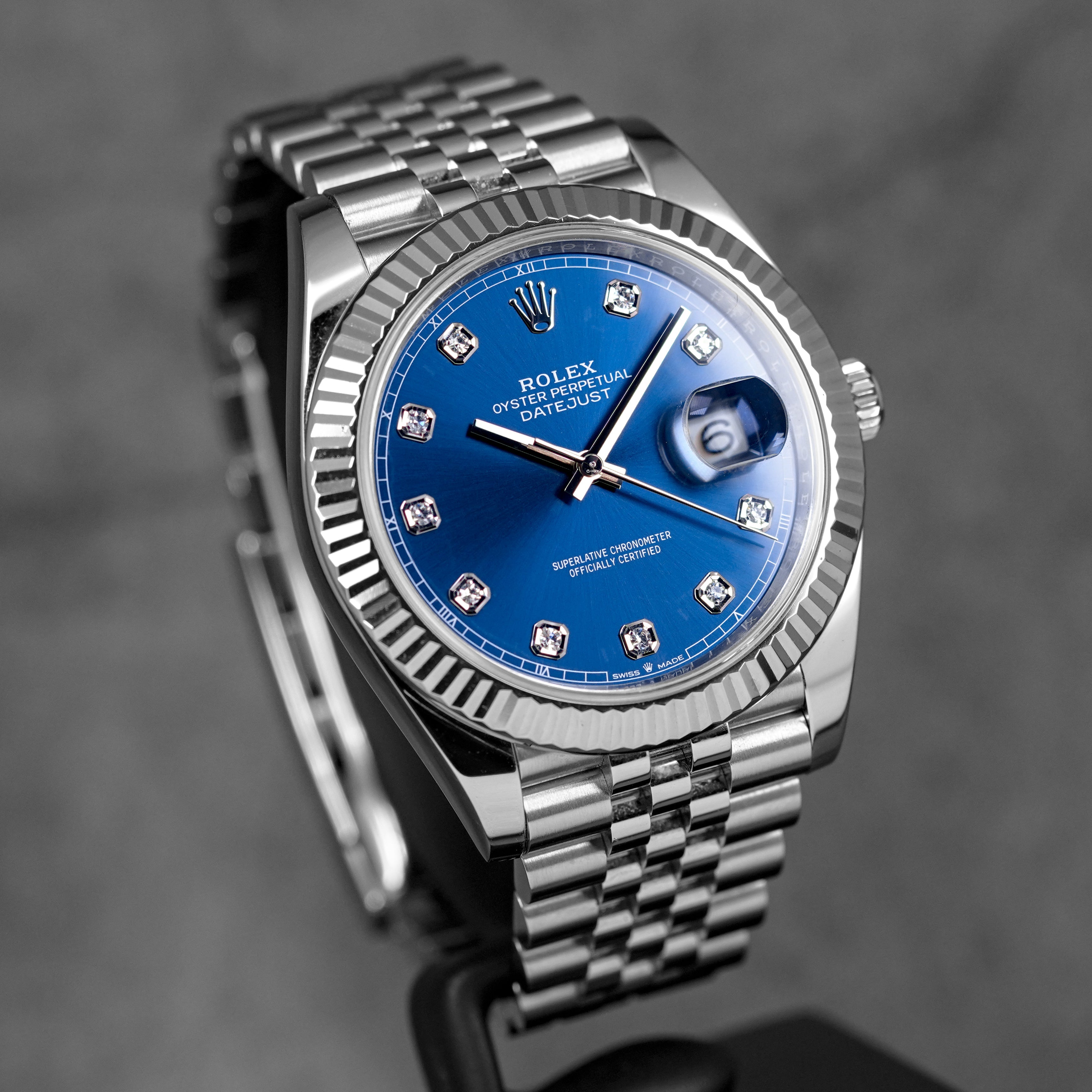DATEJUST 41MM BLUE DIAMOND DIAL (2023)