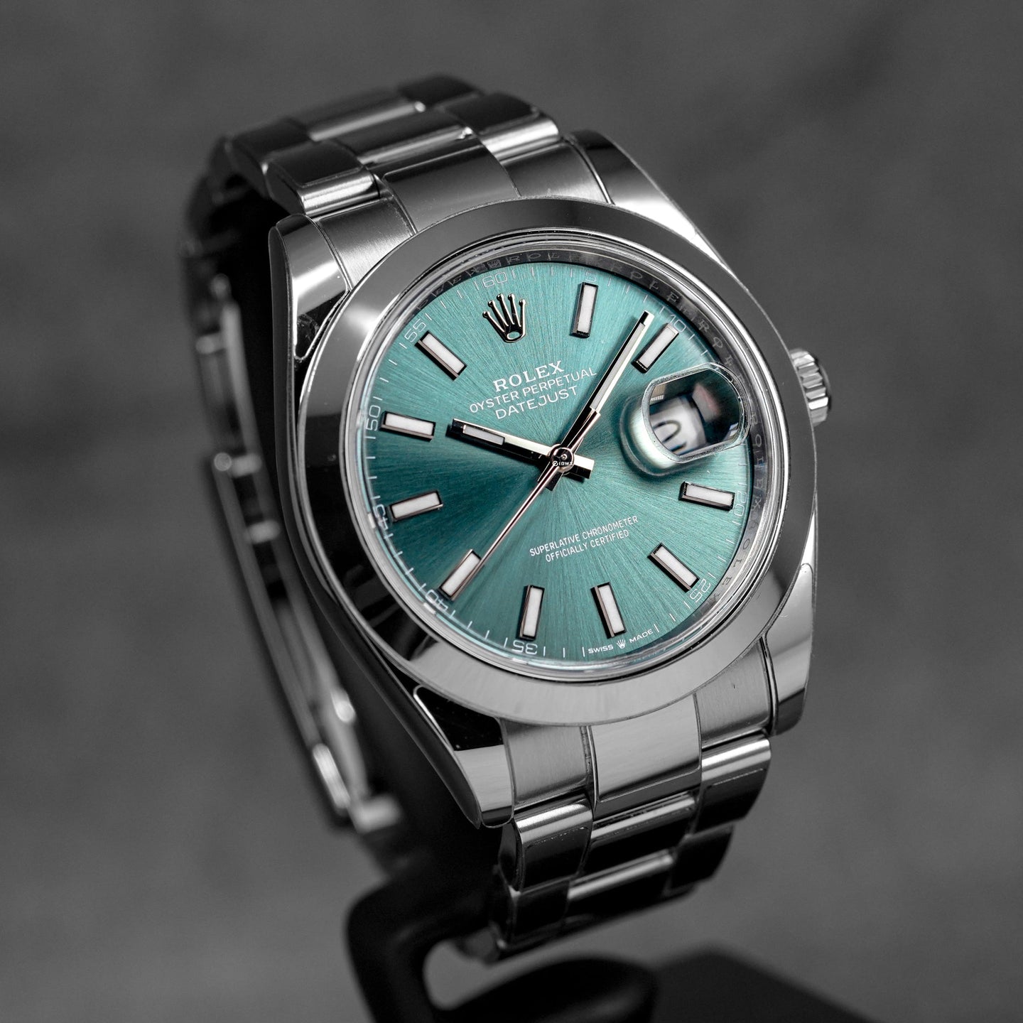 harga rolex datejust 41 mint green indonesia