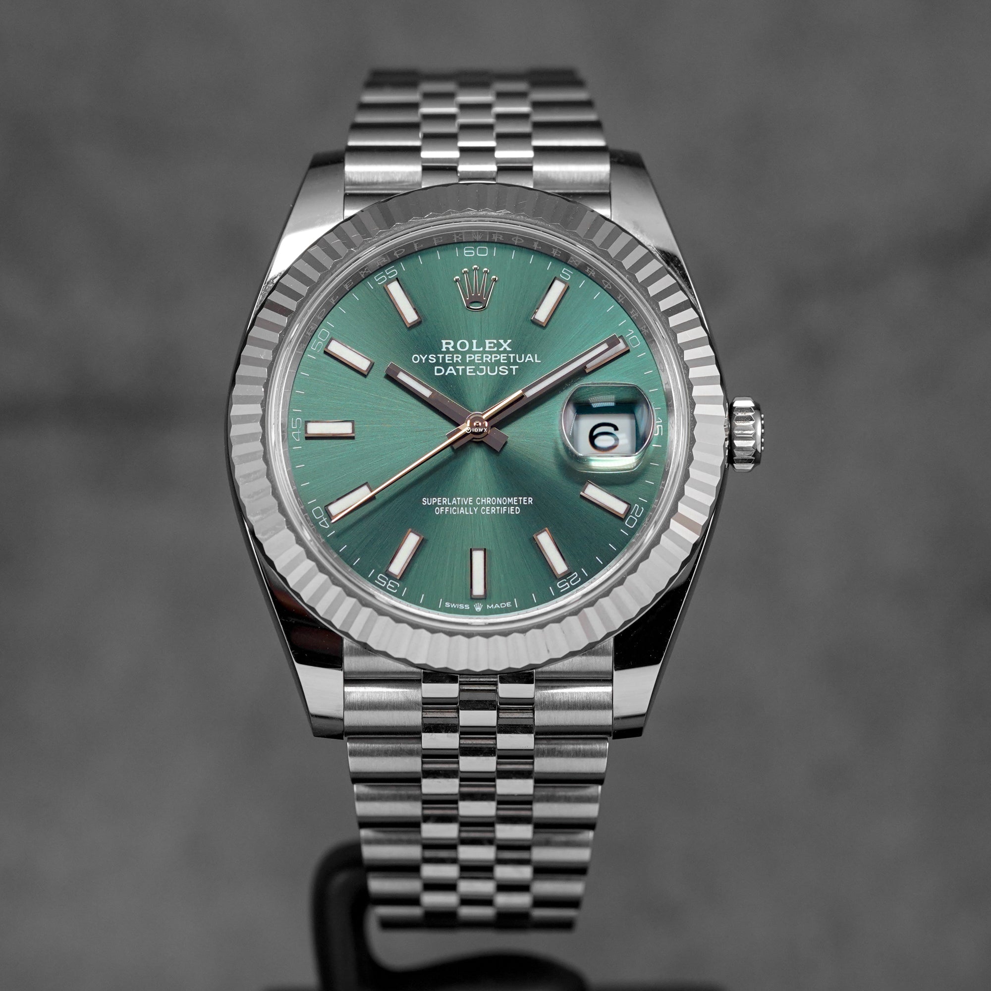 DATEJUST 41MM MINT GREEN DIAL (2026)