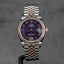 DATEJUST 31MM TWOTONE ROSEGOLD AUBERGINE ROMAN DIAL DIAMOND ON VI (2026)