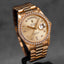 DAYDATE 36MM 18348 YELLOWGOLD CHAMPAGNE DIAMOND DIAL DIAMOND BEZEL (WATCH & BOX)