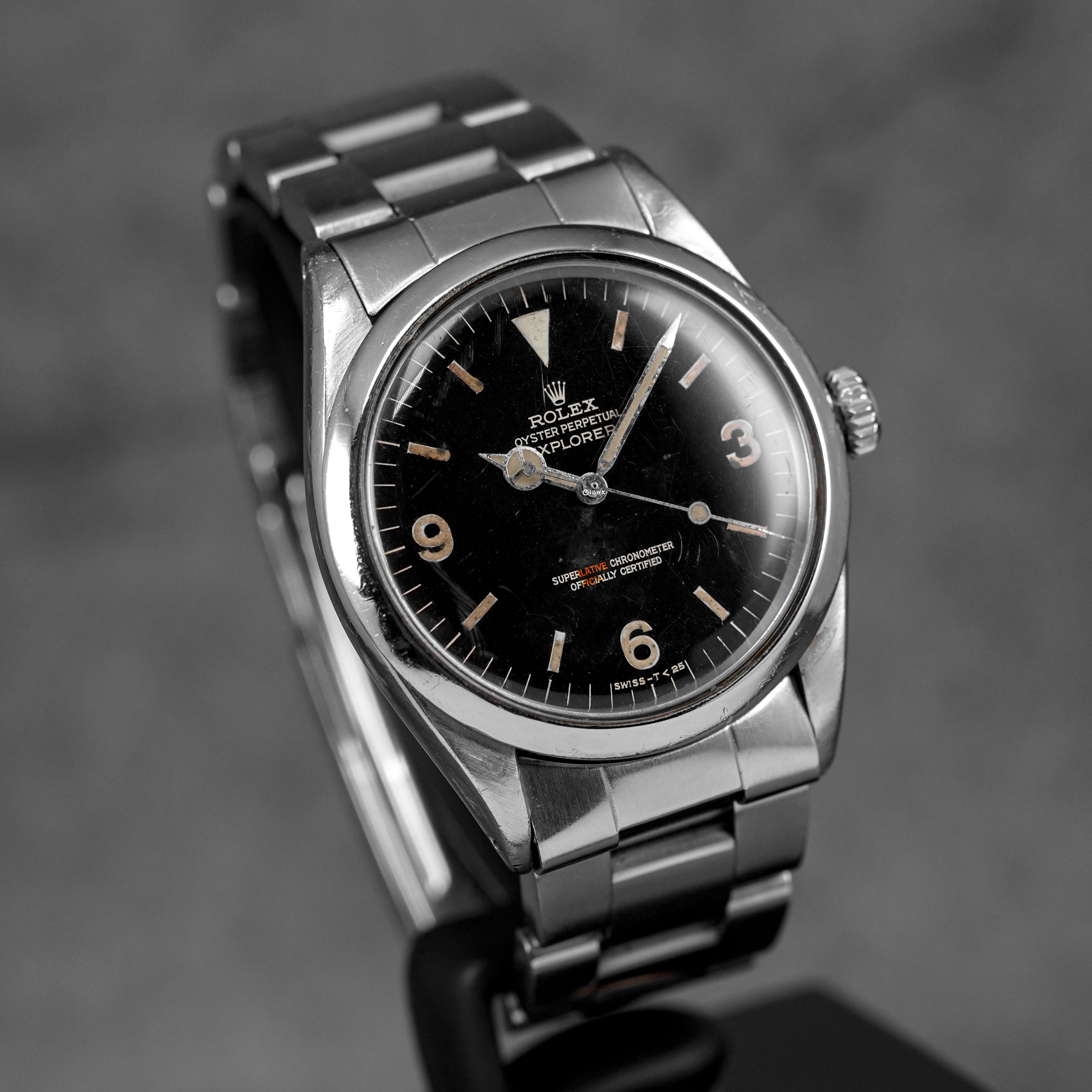 EXPLORER-I 36MM 1016 BLACK GILT DIAL (WATCH ONLY)