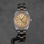 OYSTER PERPETUAL 24MM TWOTONE YELLOWGOLD CHAMPAGNE DIAL (WATCH ONLY)
