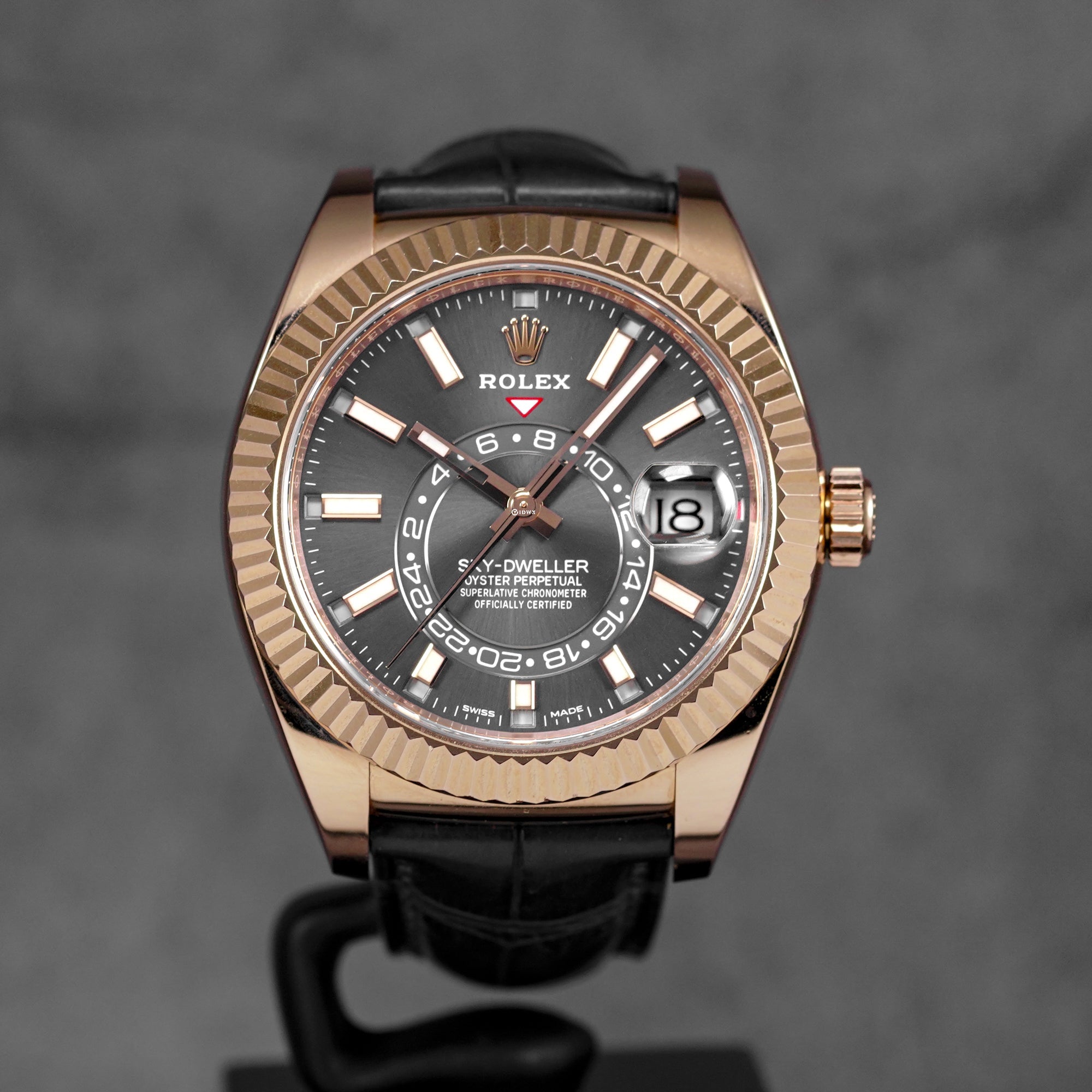 SKY-DWELLER ROSEGOLD RHODIUM DIAL (2019)