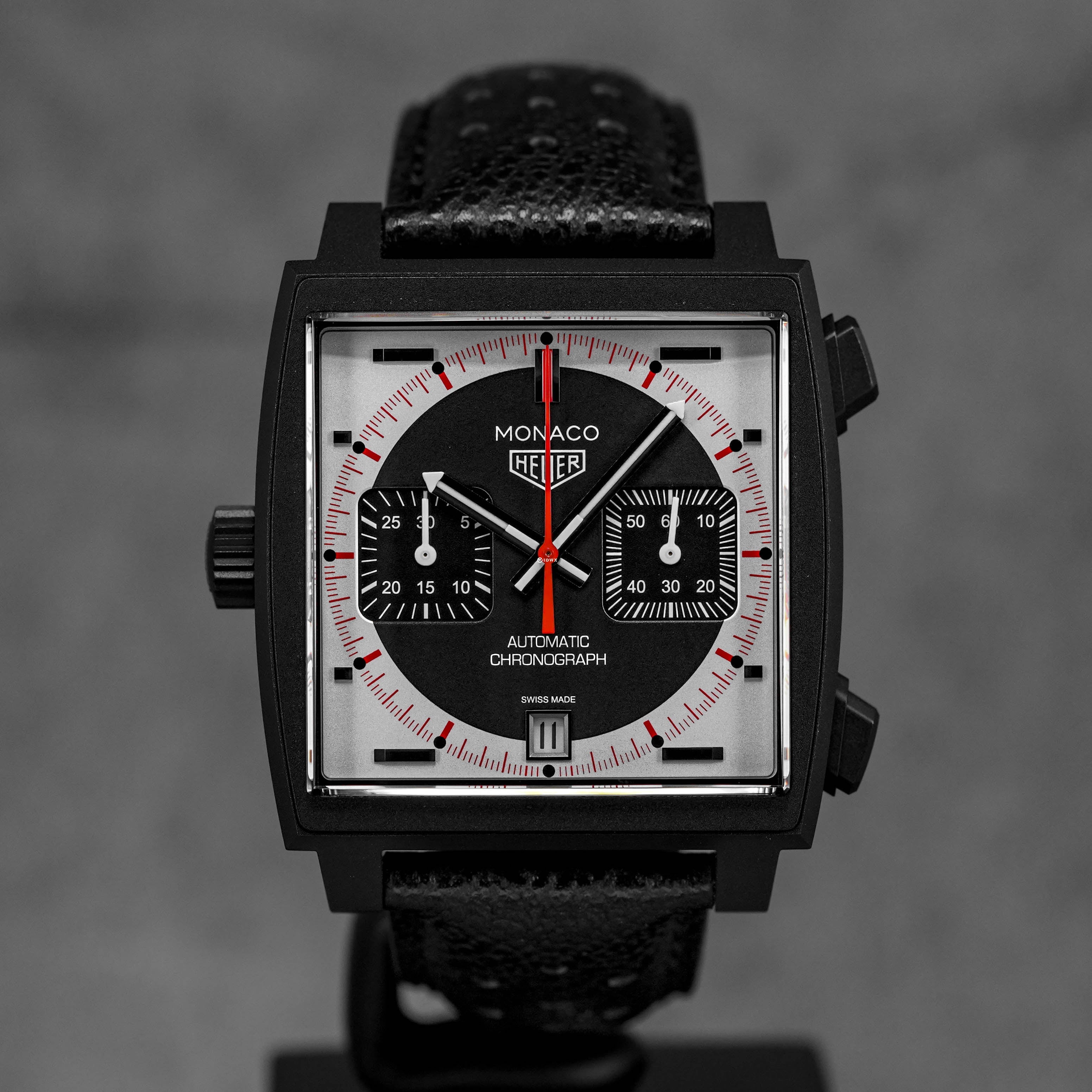 MONACO CHRONOGRAPH STOPWATCH BLACK DLC TITANIUM LIMITED EDITION (2025)