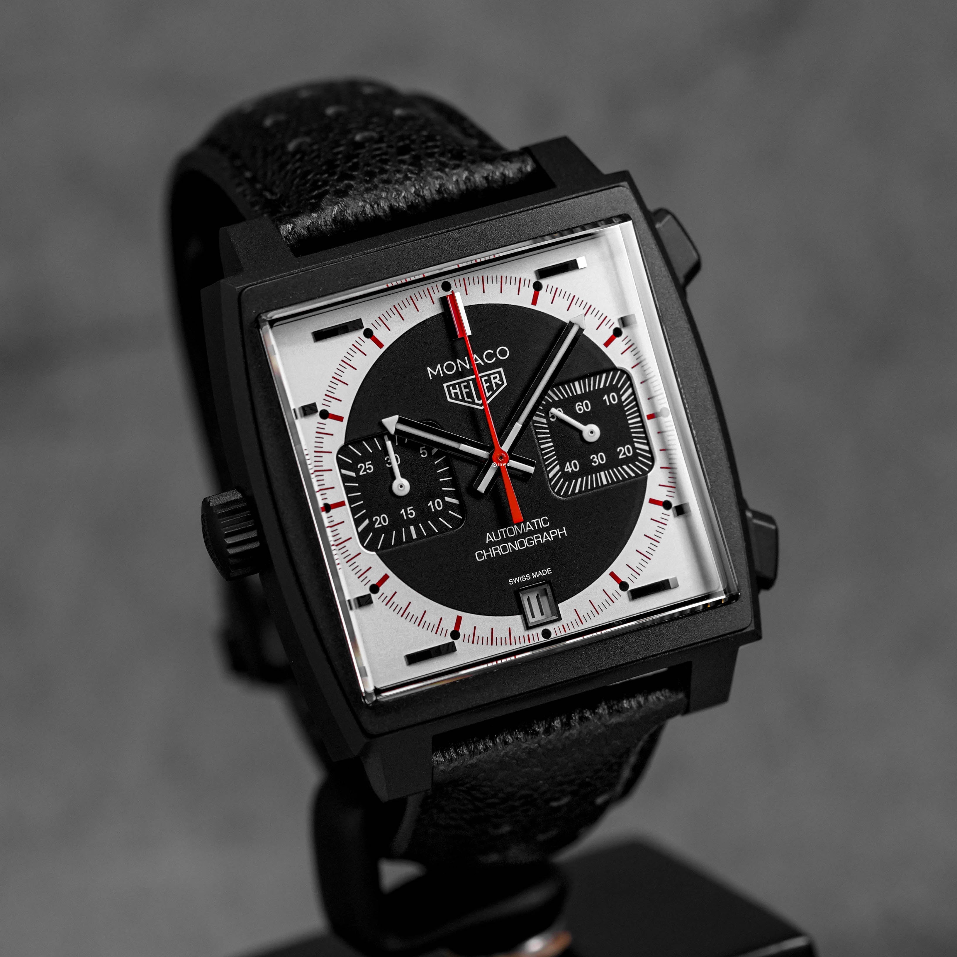 MONACO CHRONOGRAPH STOPWATCH BLACK DLC TITANIUM LIMITED EDITION (2025)