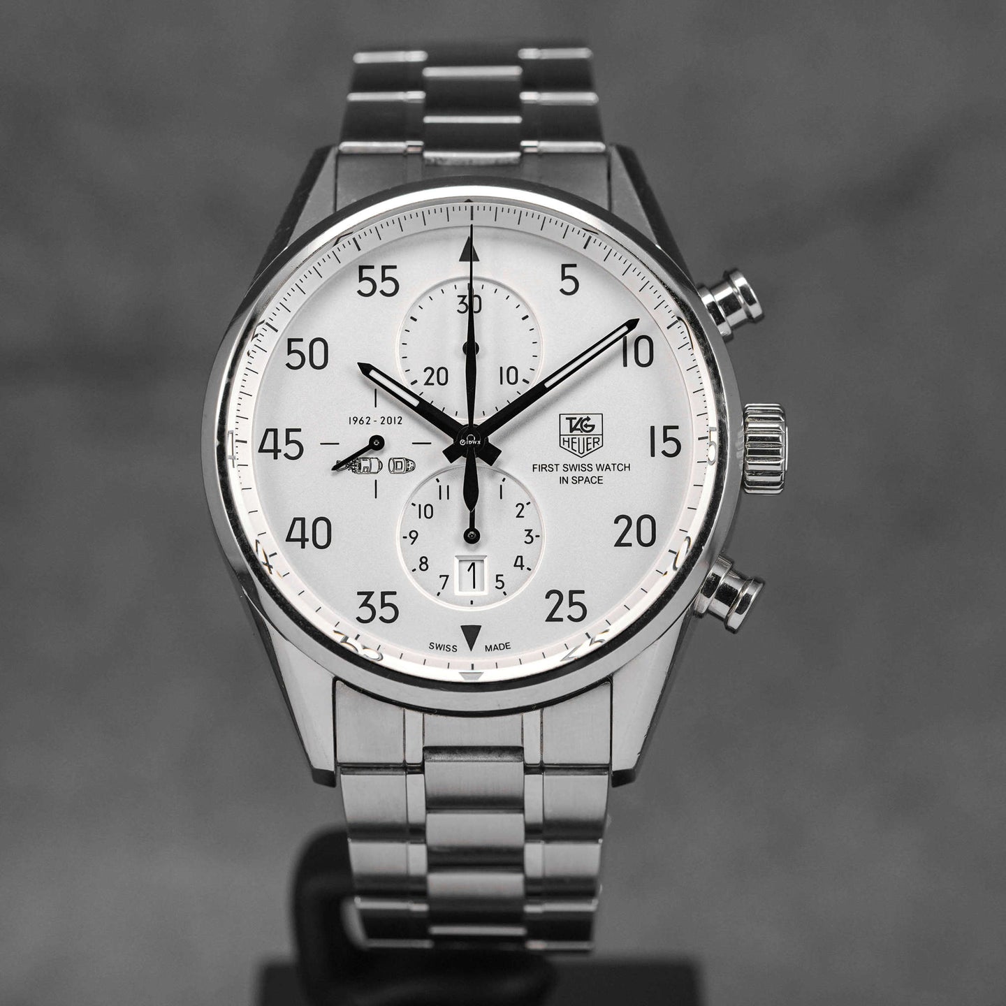 CARRERA CALIBRE 1887 CHRONOGRAPH SILVER DIAL 'SPACE X 2012' LIMITED EDITION (2013)