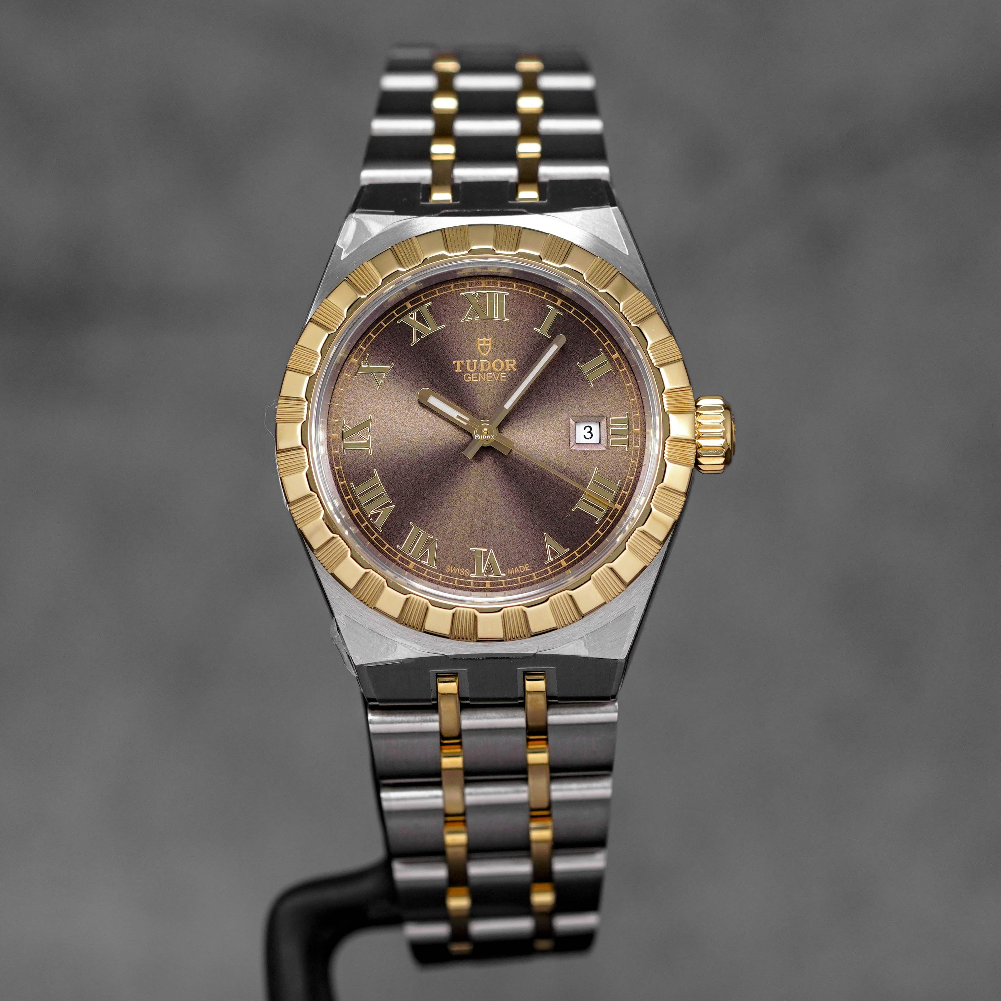 ROYAL 28MM TWOTONE YELLOWGOLD CHOCO BROWN DIAL (2026)