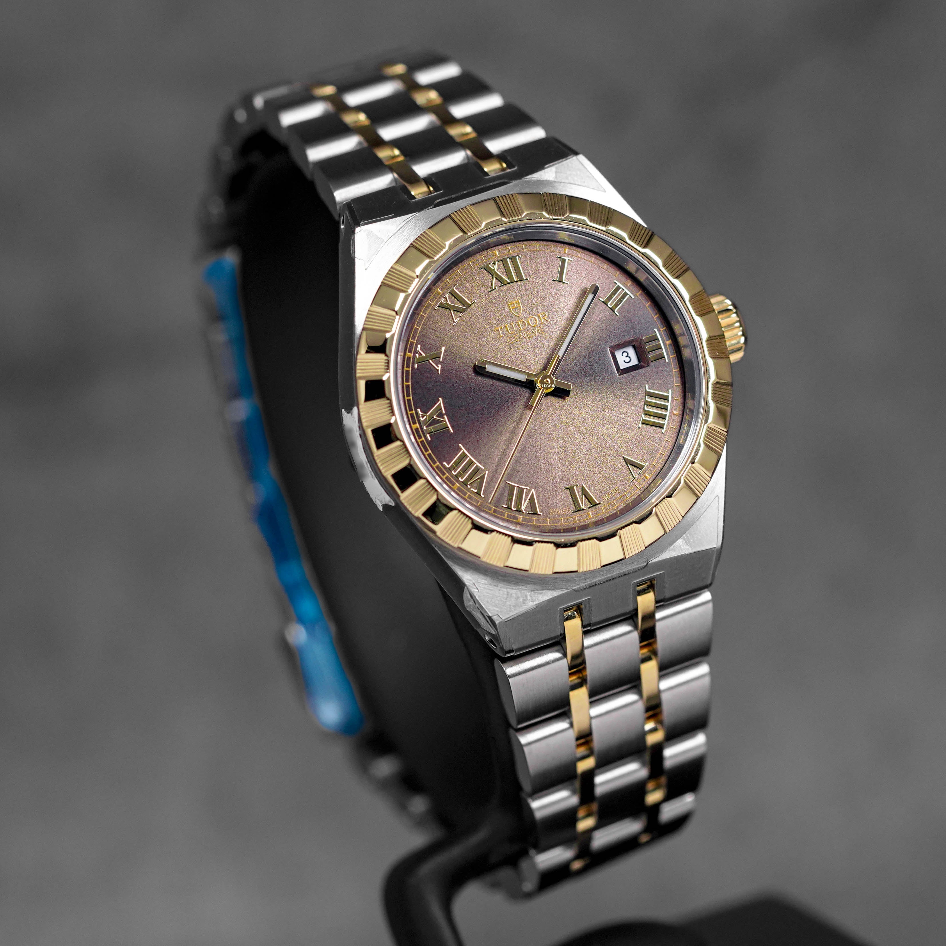 ROYAL 28MM TWOTONE YELLOWGOLD CHOCO BROWN DIAL (2026)