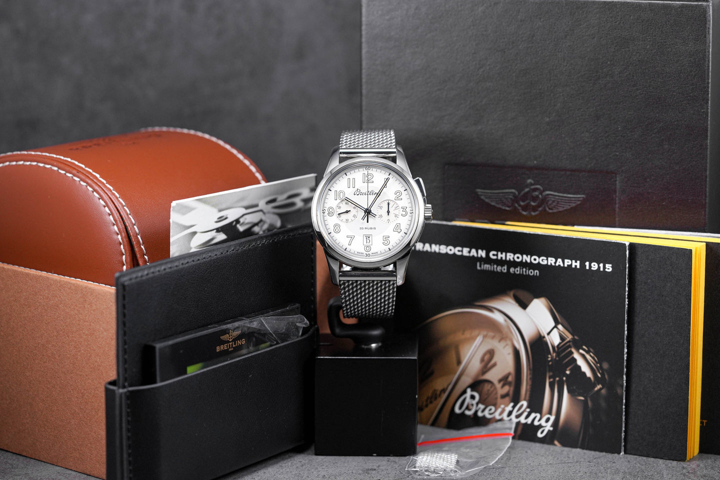 Breitling Transocean Chrono 1915 White