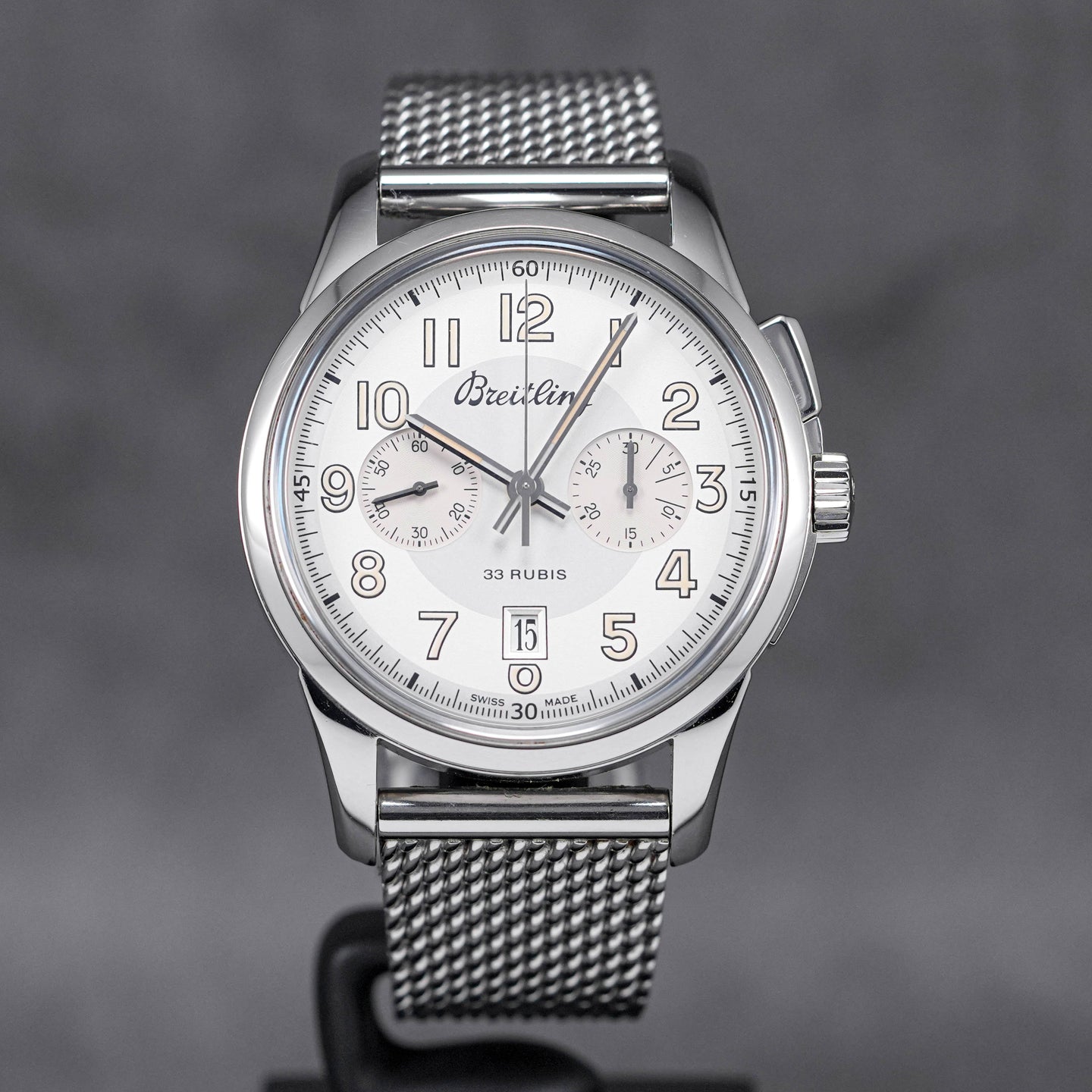 Breitling Transocean Chrono 1915 White