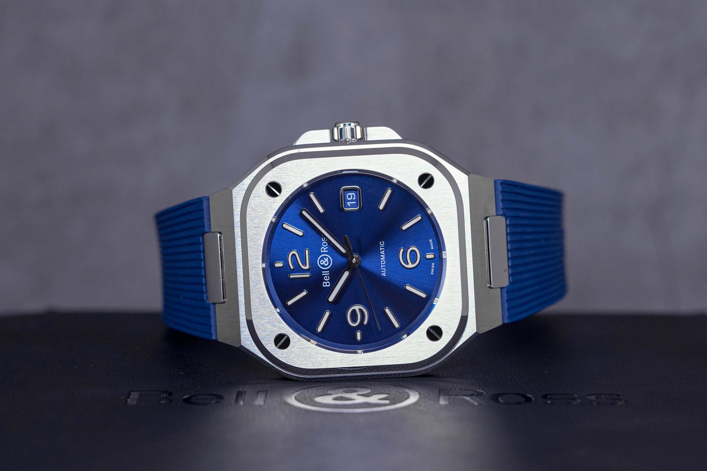 Bel & Ross Blue Dial Rubber