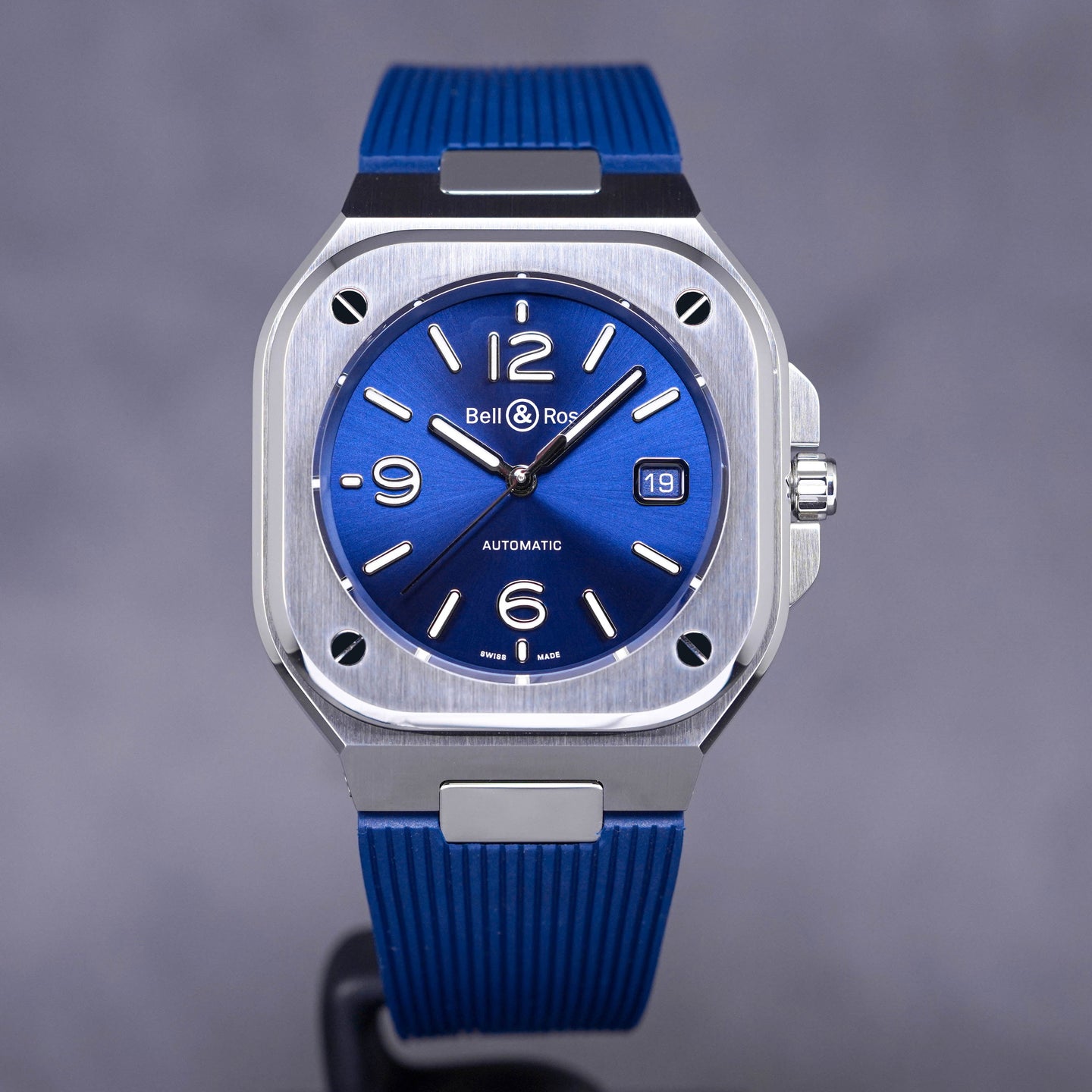 Bel & Ross Blue Dial Rubber