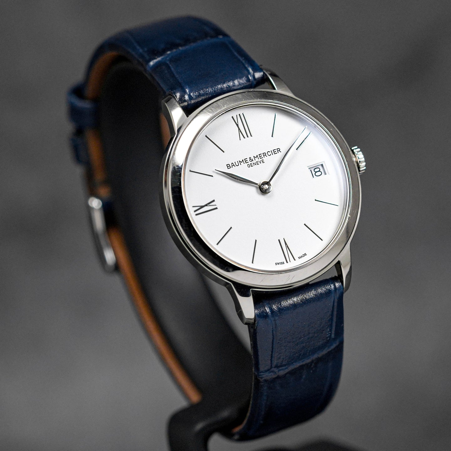 CLASSIMA 10353 WHITE DIAL BLUE LEATHER STRAP (2022)