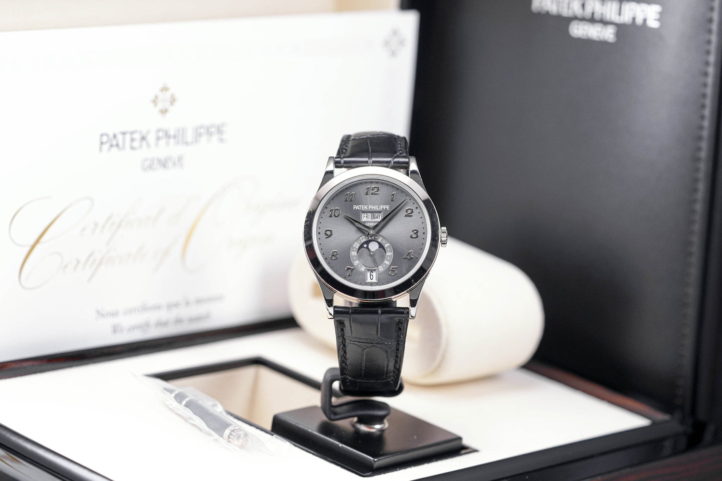 Patek Philippe Calatrava Annual Calendar Moonphase Grey