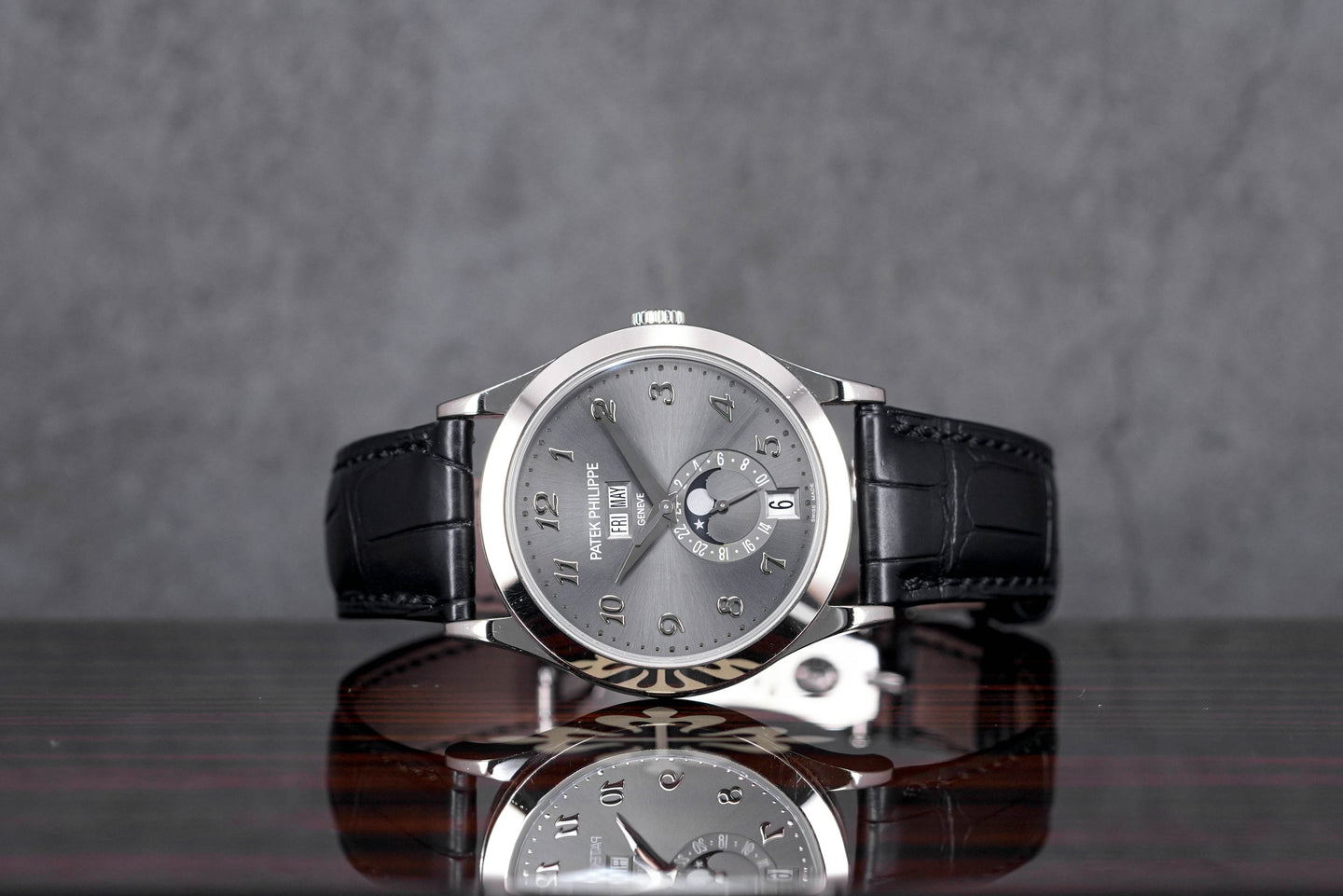 Patek Philippe Calatrava Annual Calendar Moonphase Grey