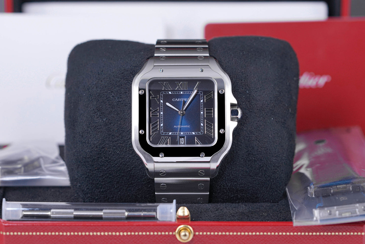 Cartier Santos De Cartier Blue WSSA0030