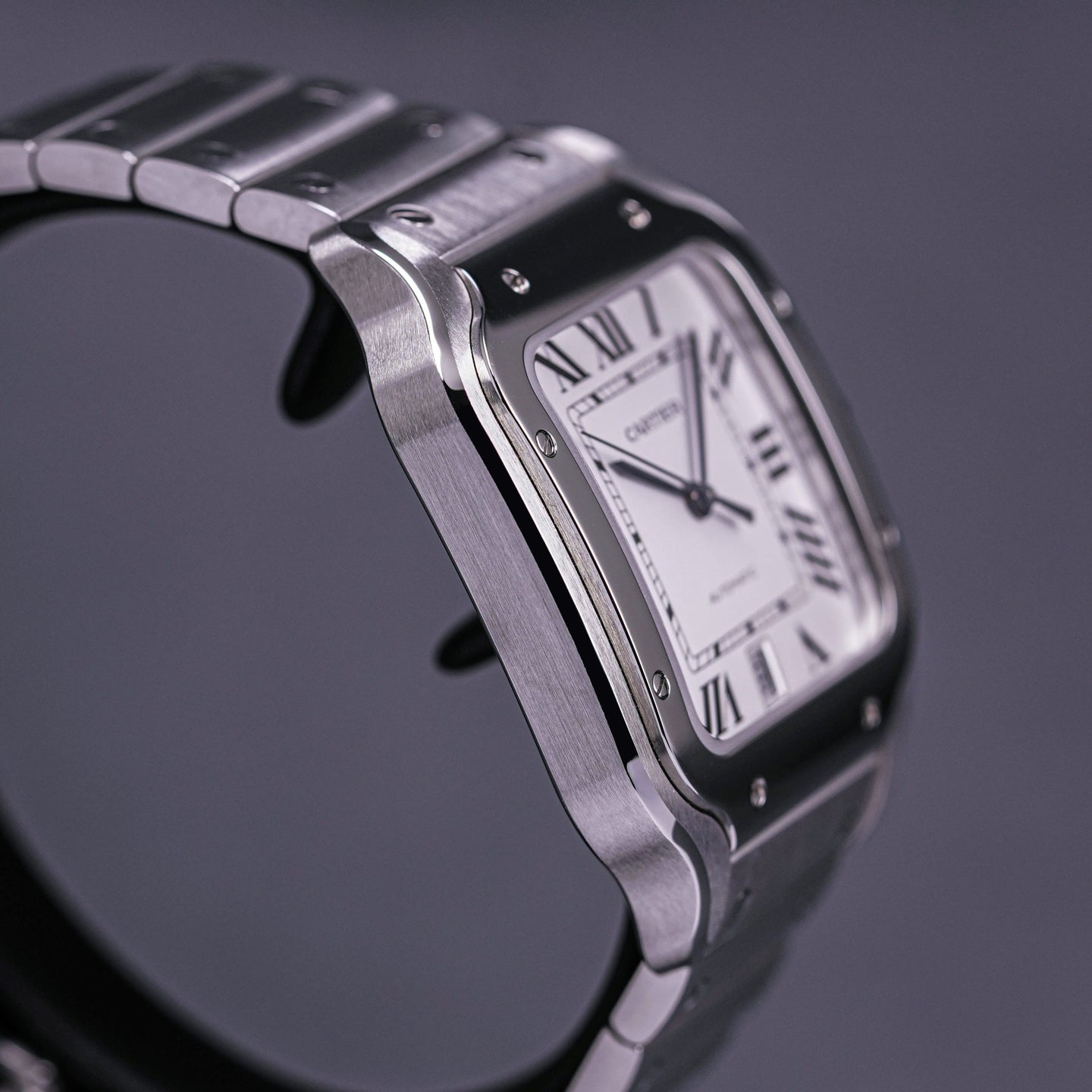 Cartier Santos White L WSSA0018