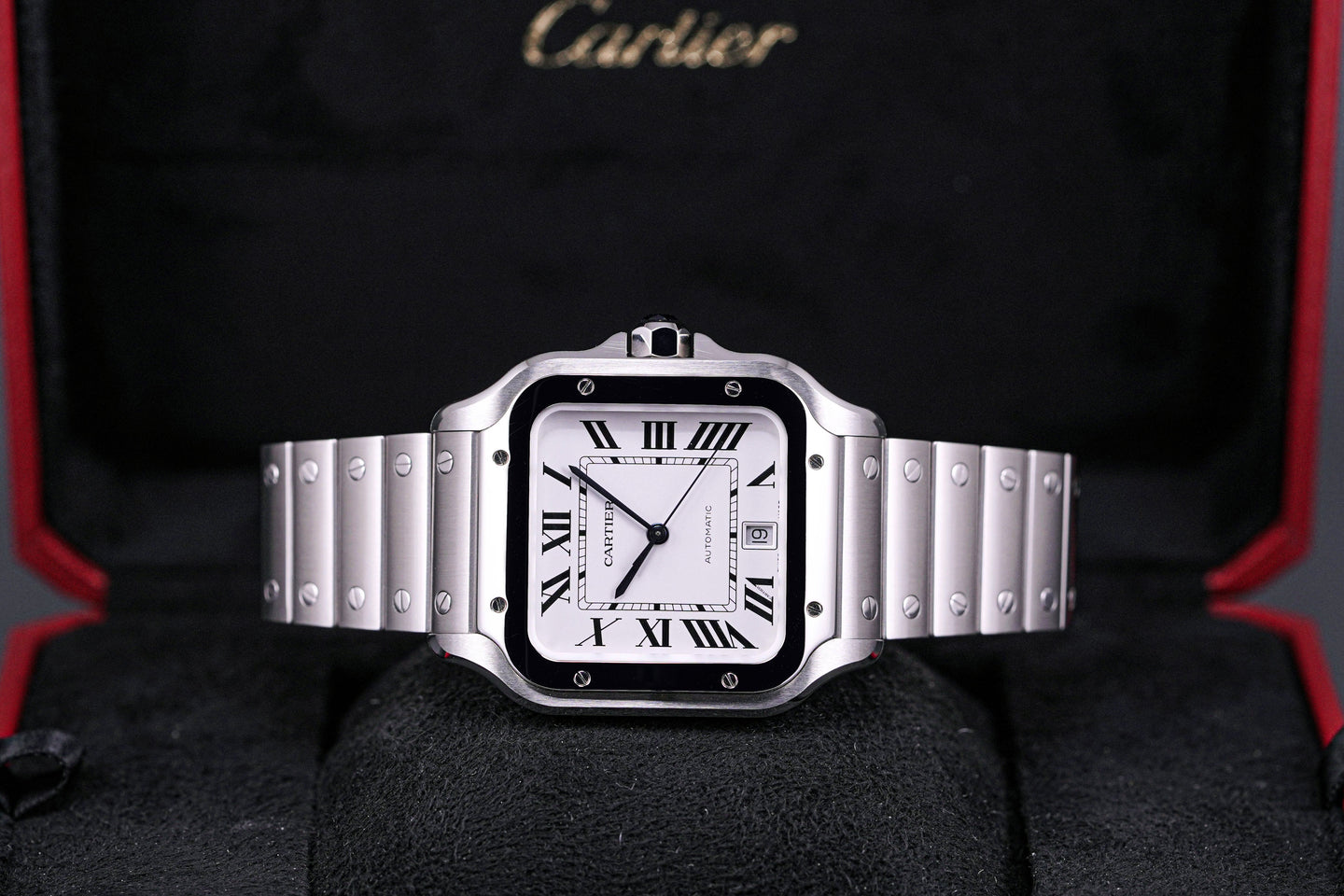 Cartier Santos White L WSSA0018