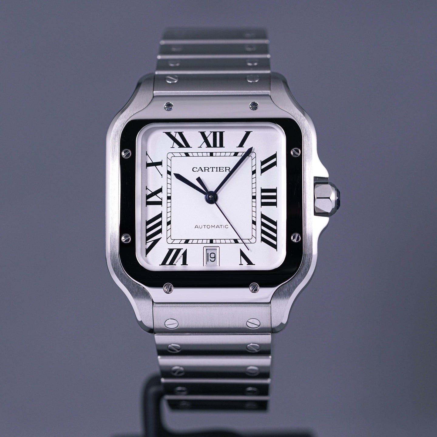 Cartier Santos White L WSSA0018