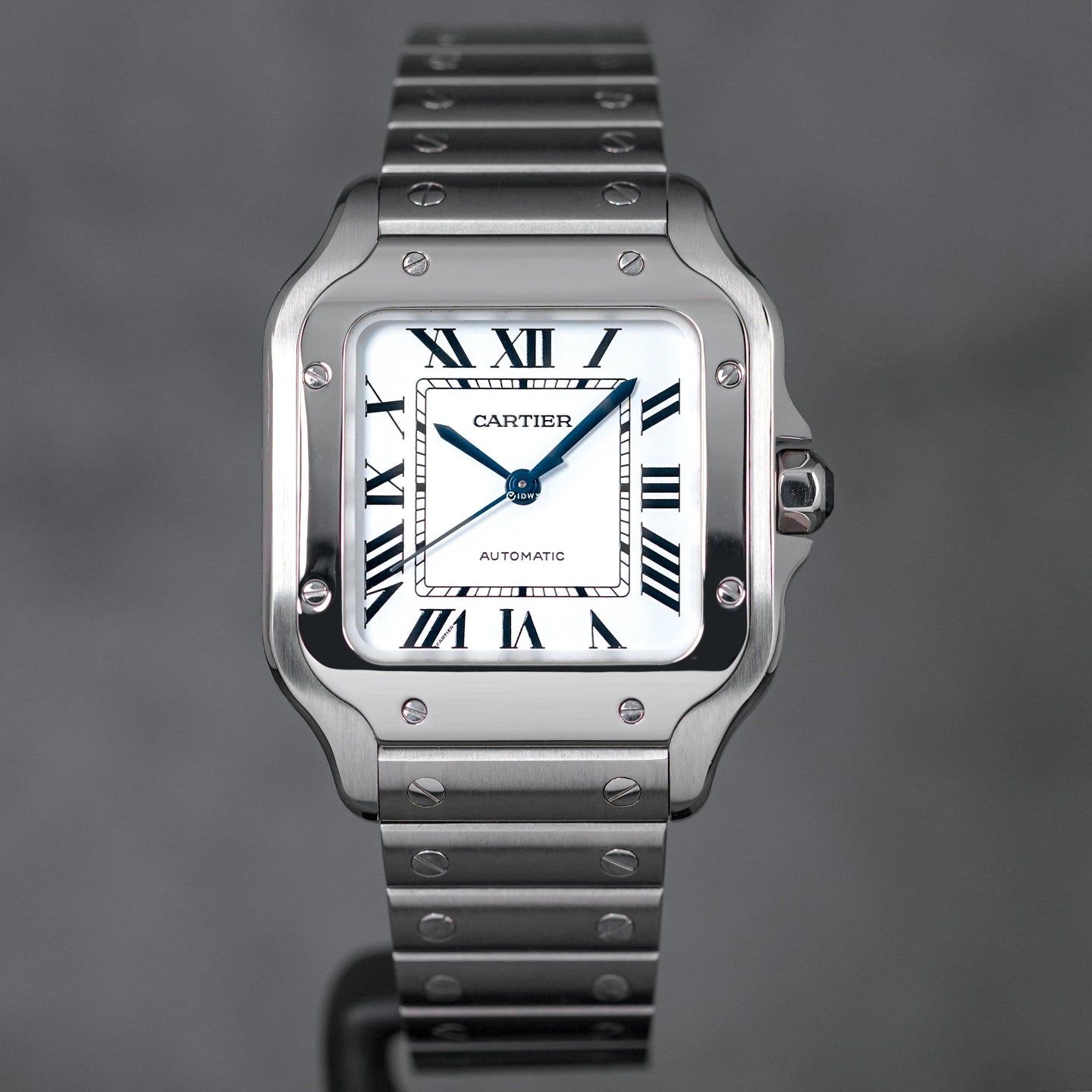 SANTOS DE CARTIER M WHITE DIAL (2018)