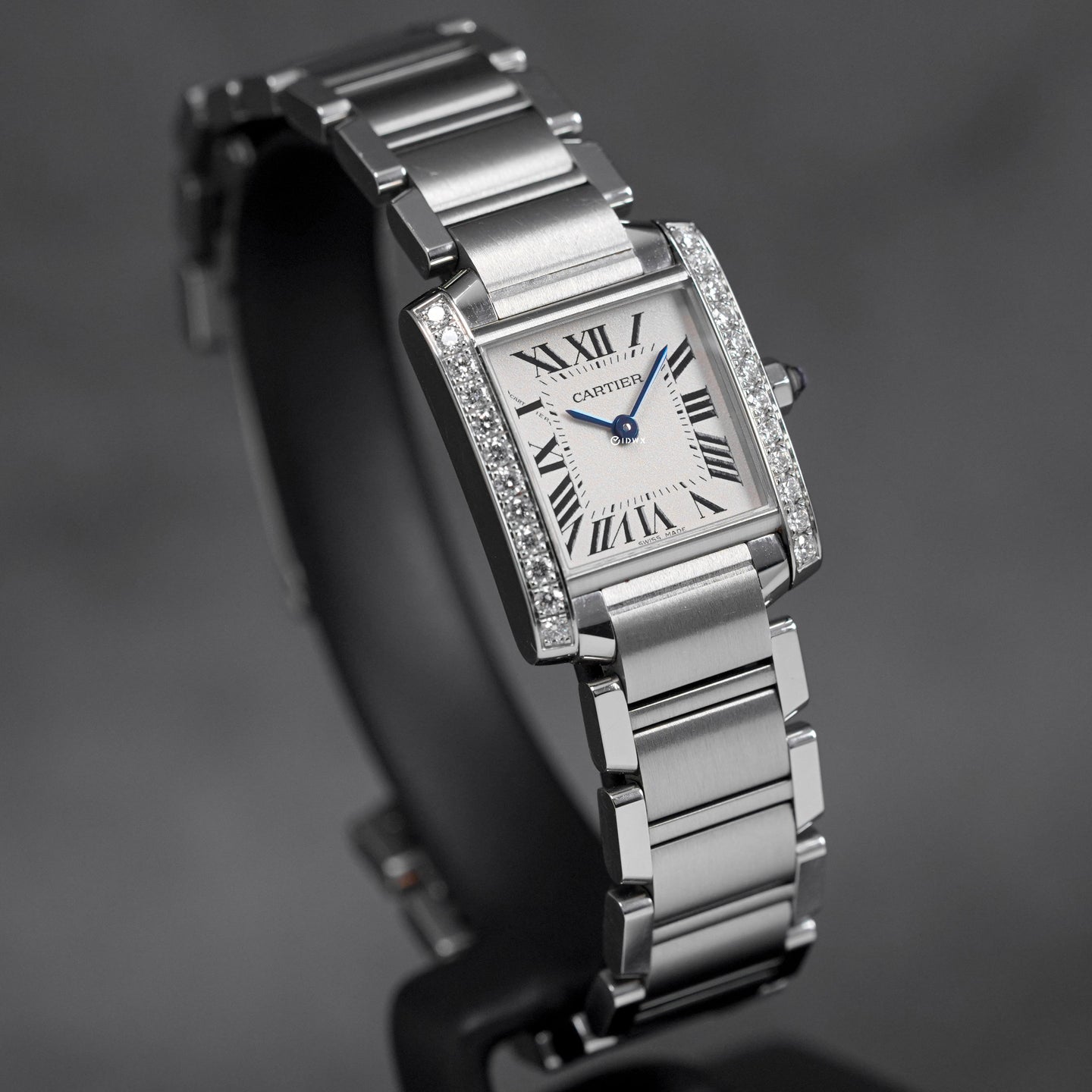 TANK FRANCAISE STEEL SILVER DIAL S DIAMOND BEZEL (2021)