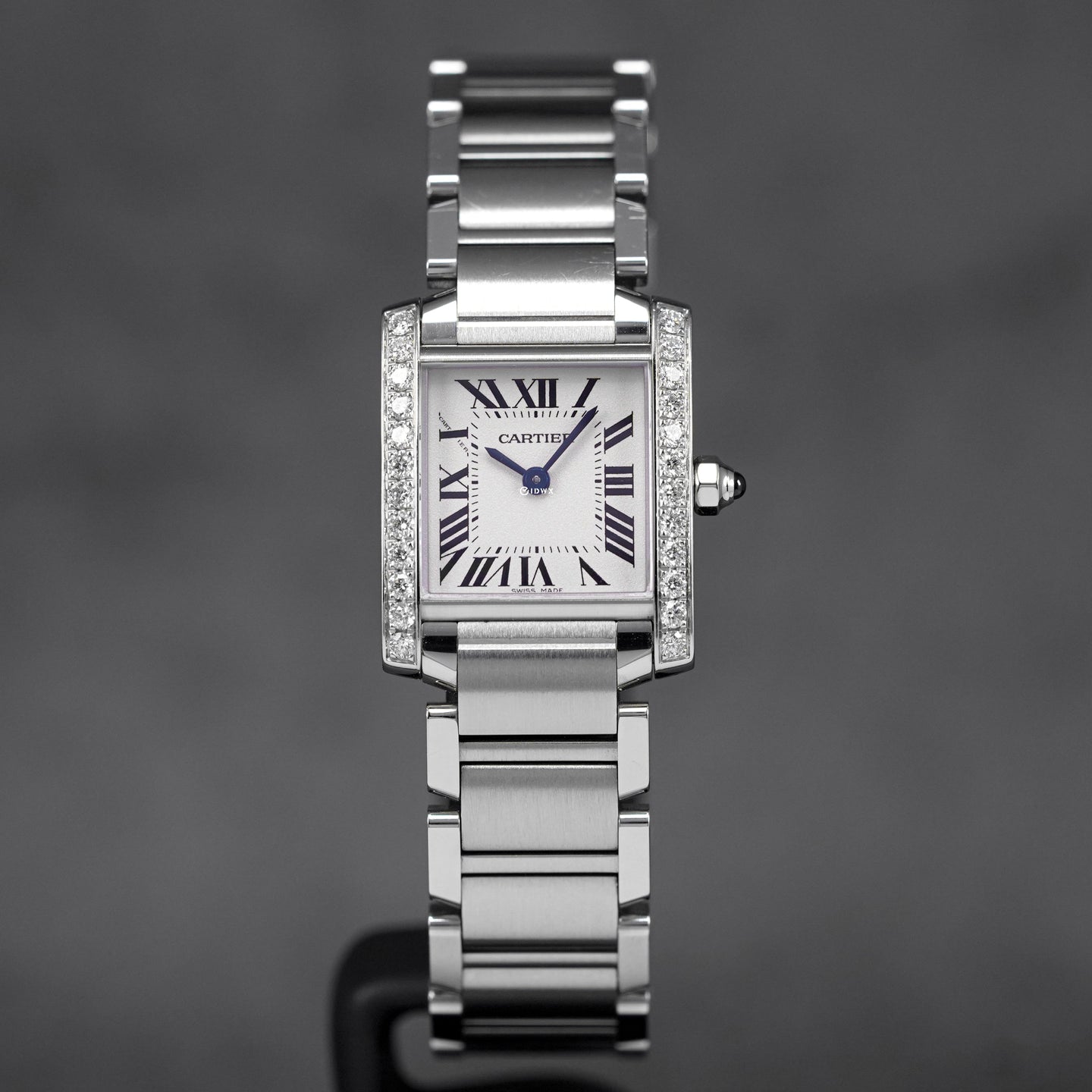 TANK FRANCAISE STEEL SILVER DIAL S DIAMOND BEZEL (2021)