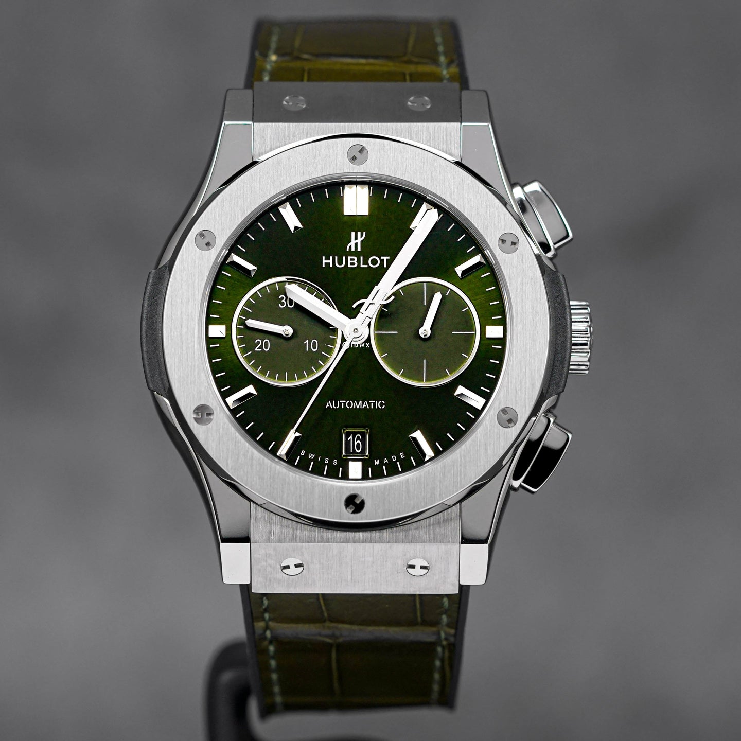 CLASSIC FUSION CHRONOGRAPH 42MM GREEN TITANIUM (2023)