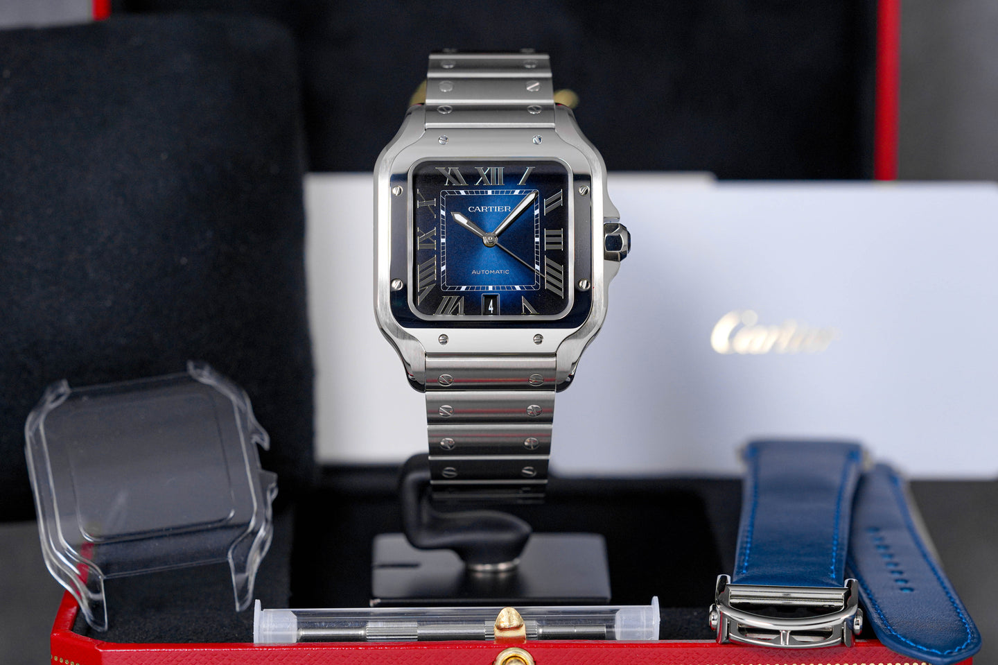 Santos De Cartier Blue