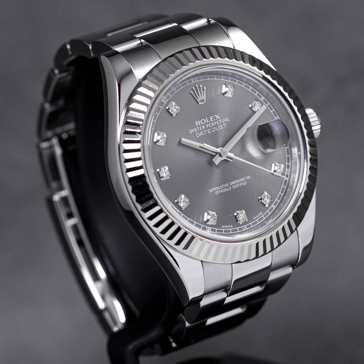 Rolex Datejust Rhodium