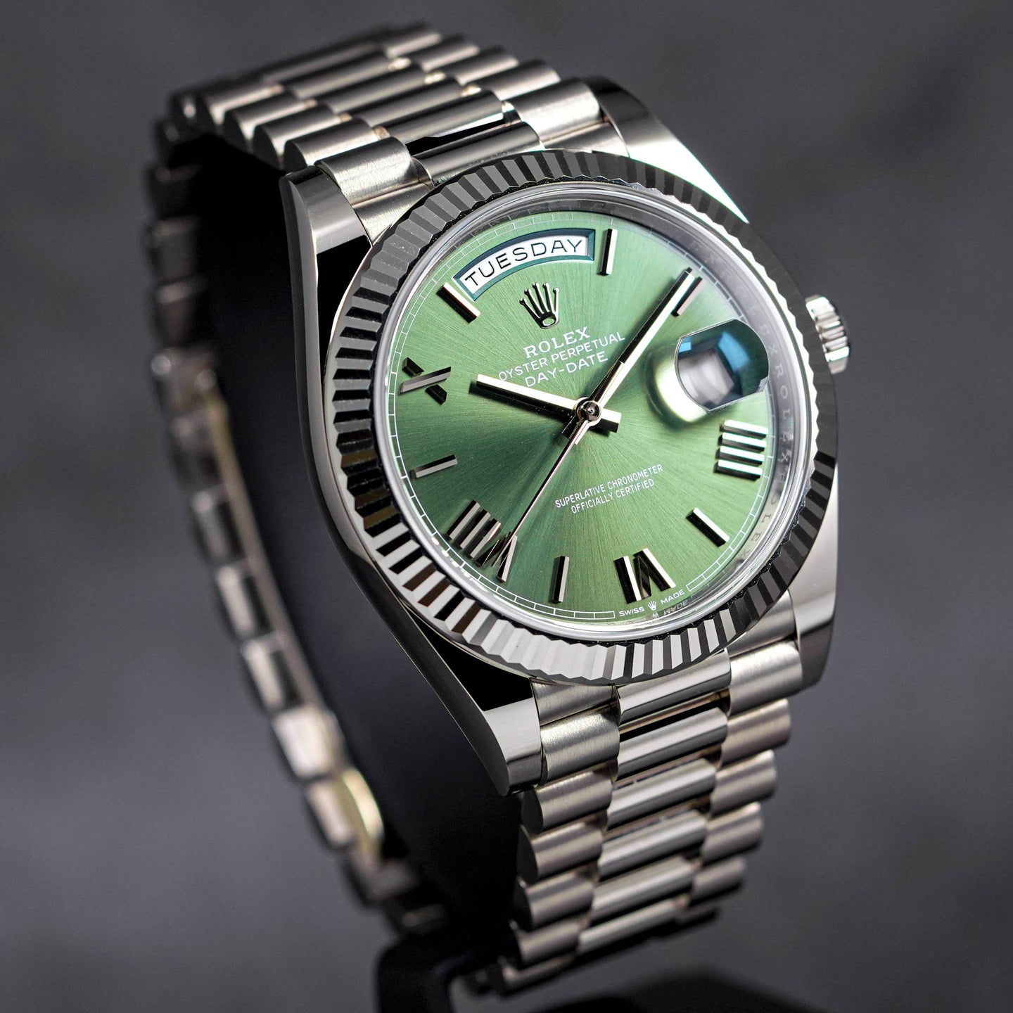 Rolex Daydate Olive Green 228239