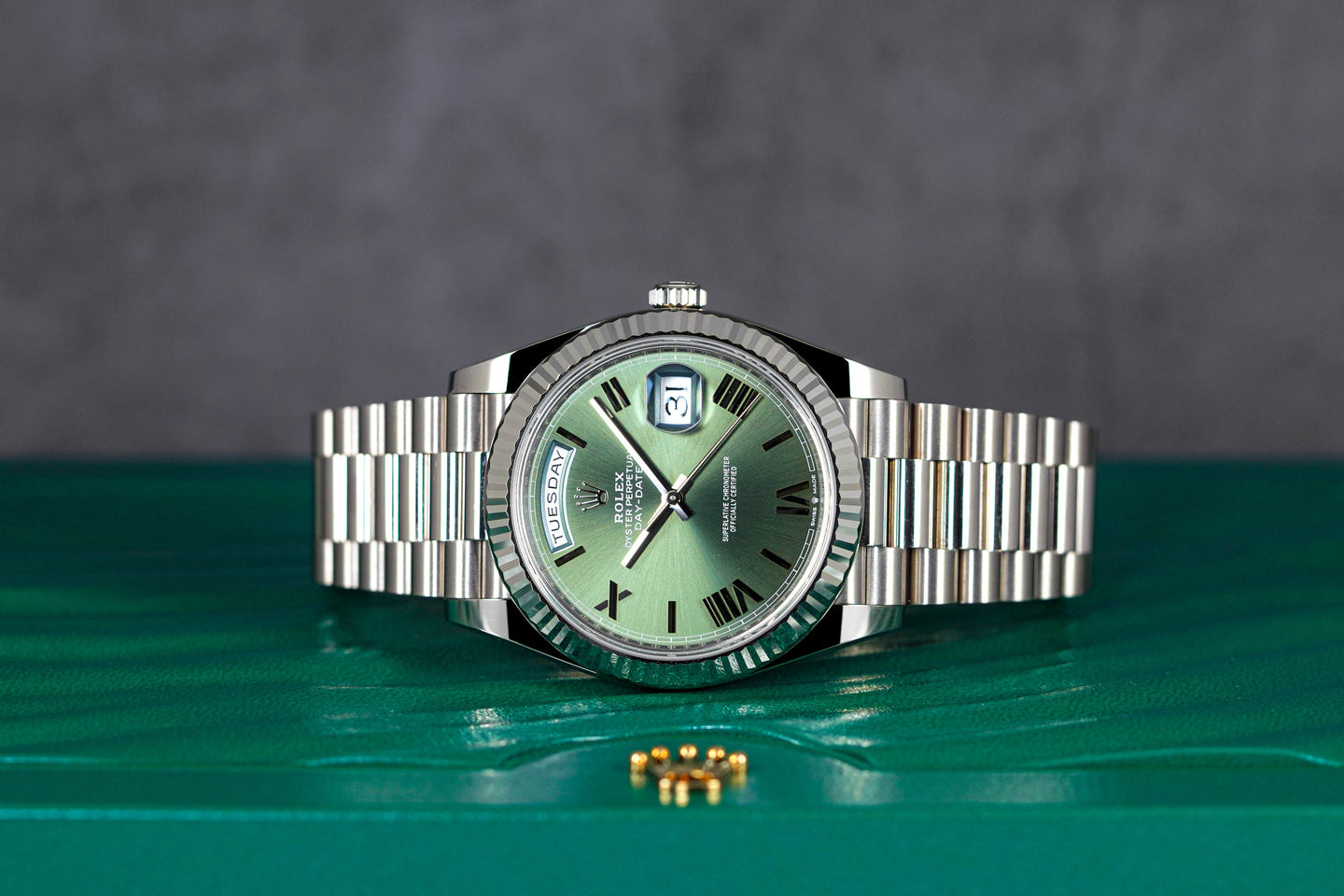 Rolex Daydate Olive Green 228239