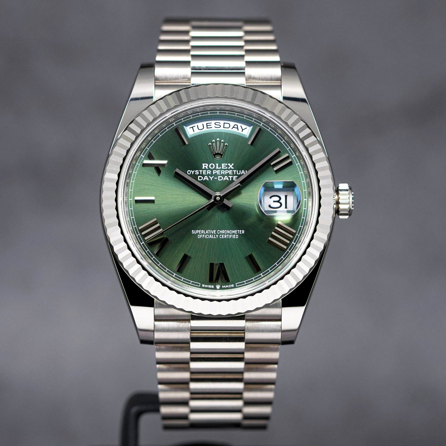 Rolex Daydate Olive Green 228239