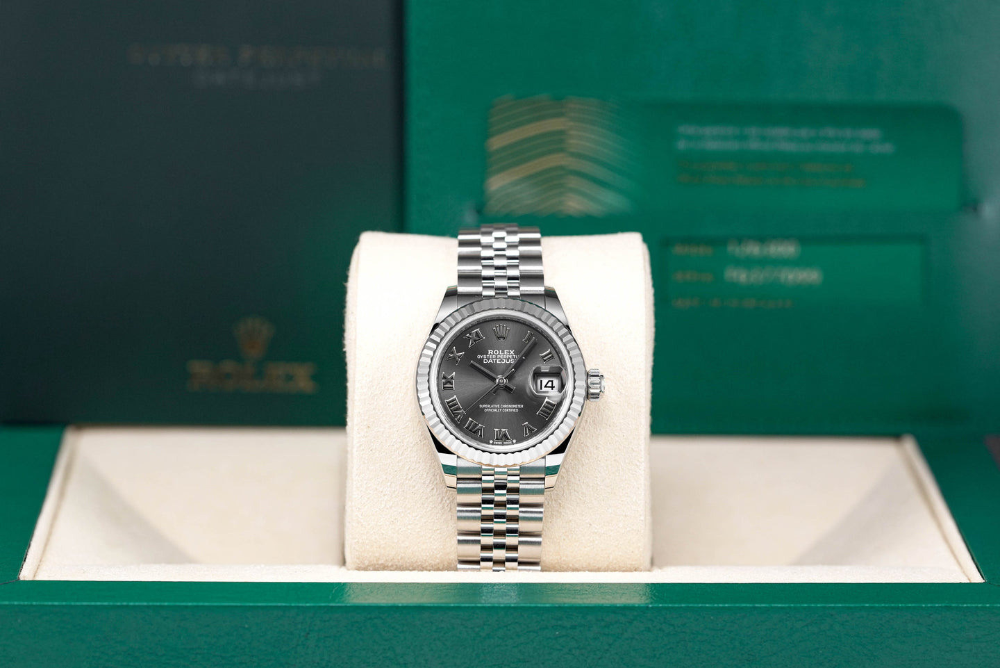 Rolex Datejust 28mm Rhodium