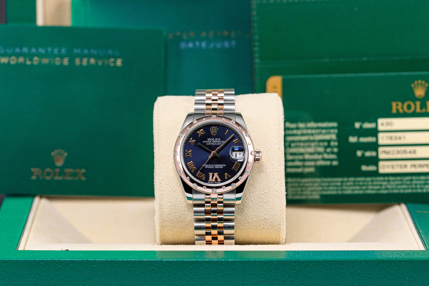 Rolex Datejust Blue Diamond on VI