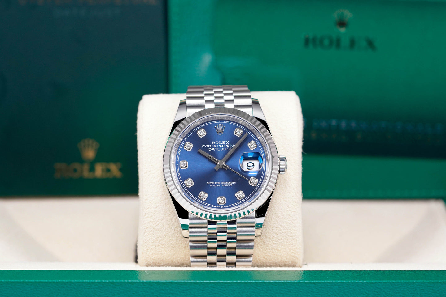 Rolex Datejust Blue Diamond